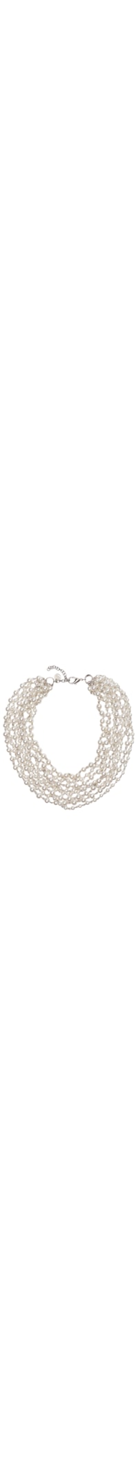 Colar Feminino Maxi Pérola Gold - Off White