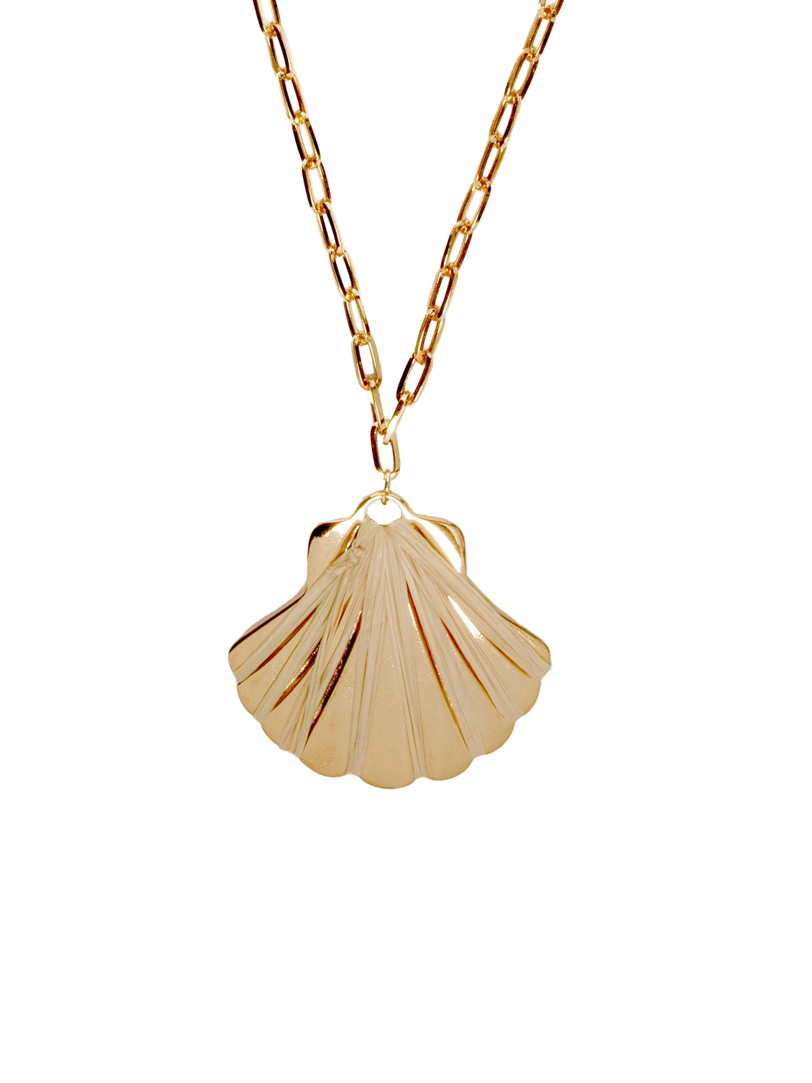 Colar Feminino Medalha Vieira De Palha Dourado Dress To