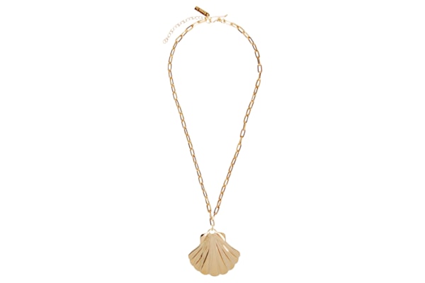 Colar Feminino Medalha Vieira De Palha - Dourado