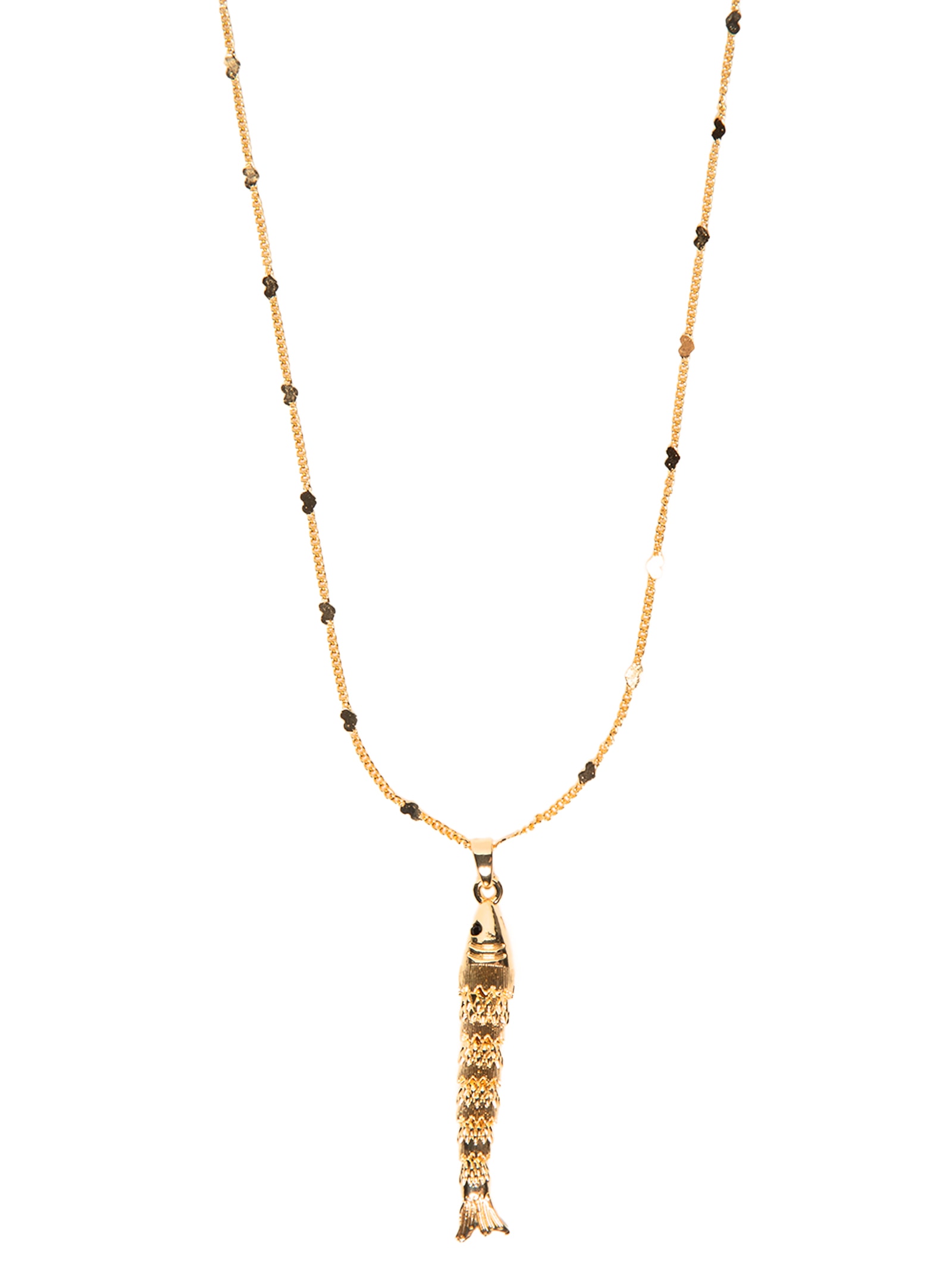 Colar Feminino Pingente Peixe Dourado Market 33