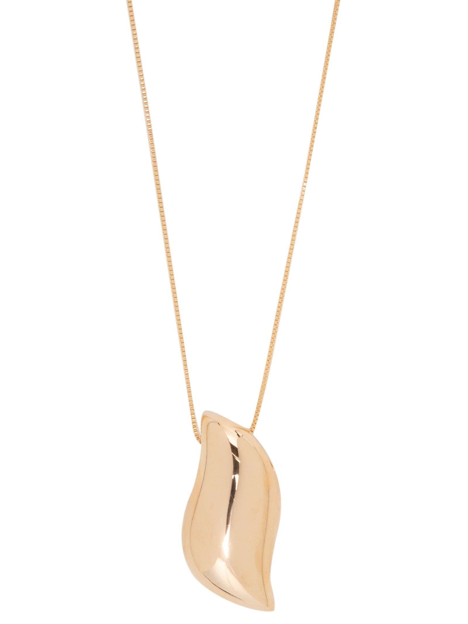 Colar Feminino Polido Sinuoso ''G'' Regulável Dourado D'santis Joias