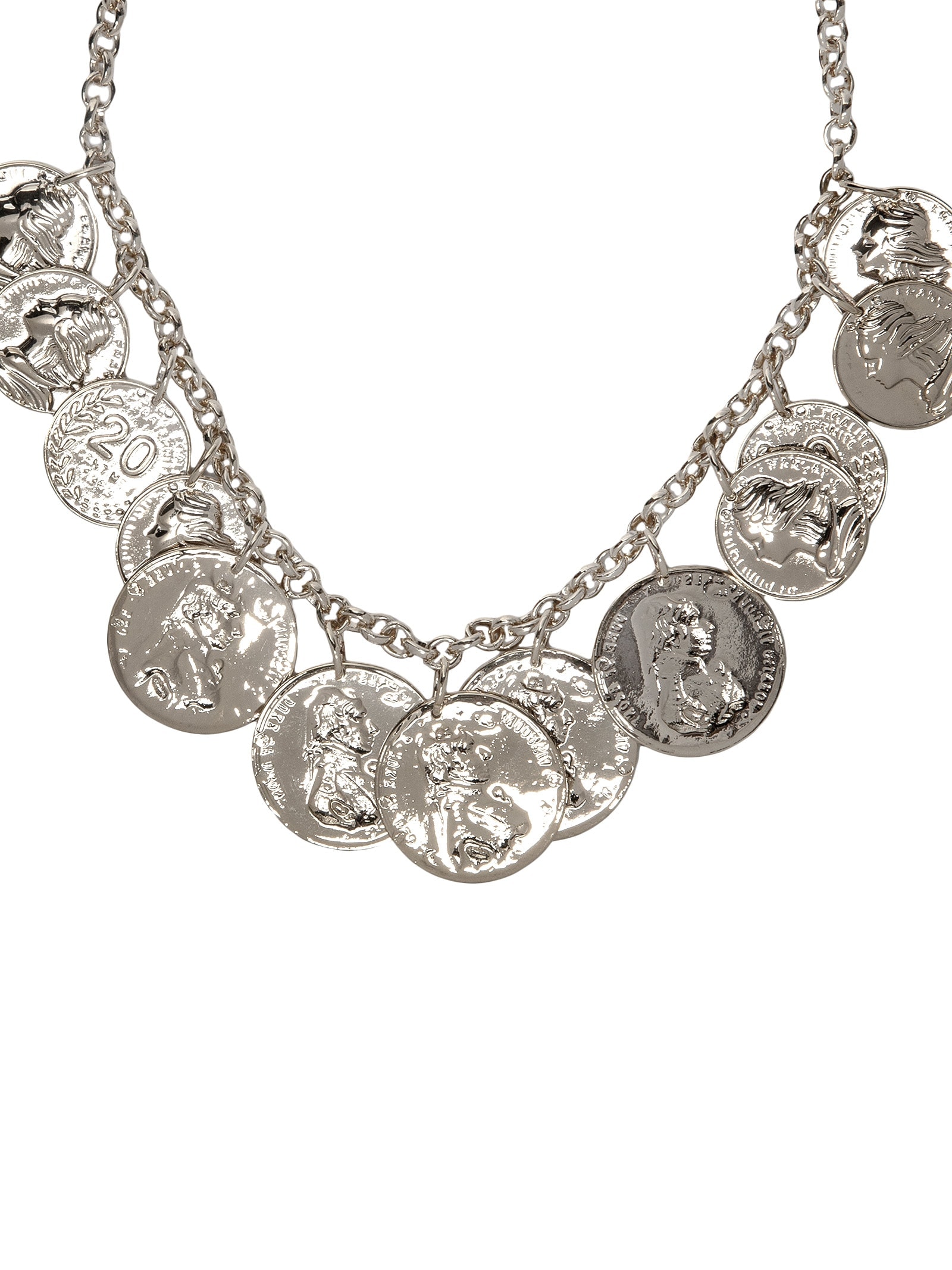 Colar Feminino Selena Prateado Erre