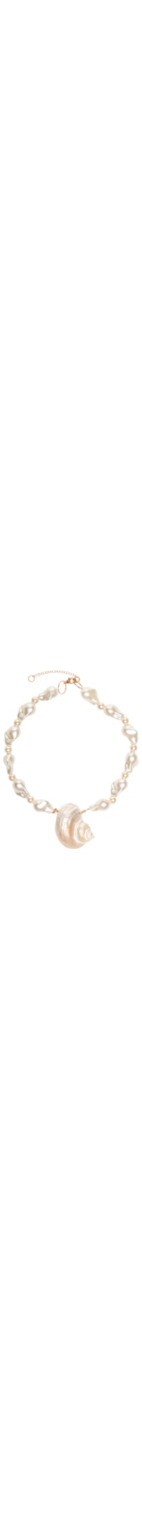Colar Feminino Shell Barrocas - Off White