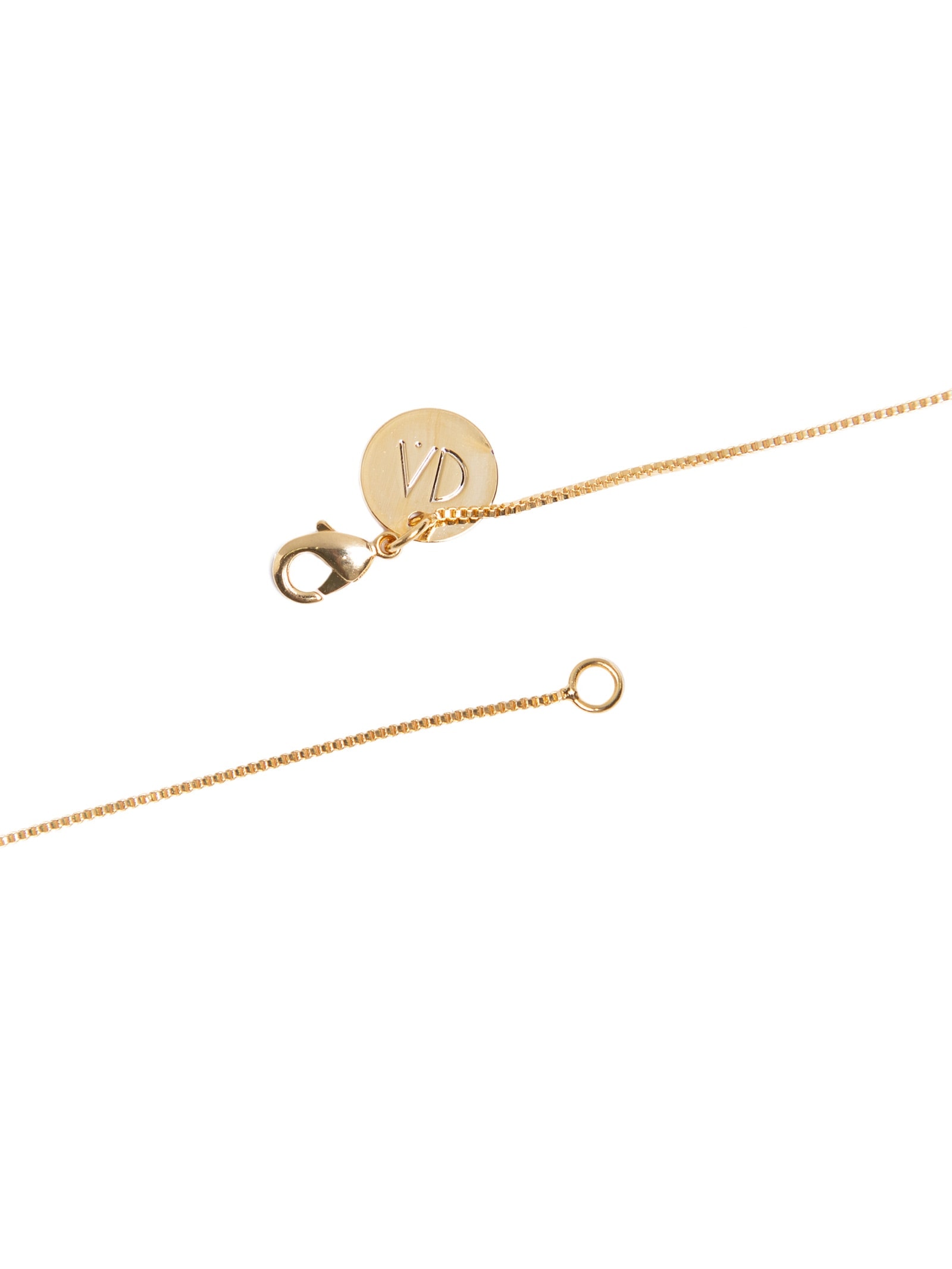 Colar Feminino Solitário Périola Dourado Andressa Delamuta