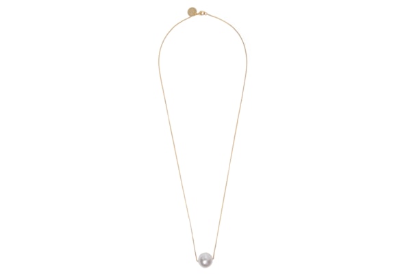 Colar Feminino Solitário Pérola - Dourado