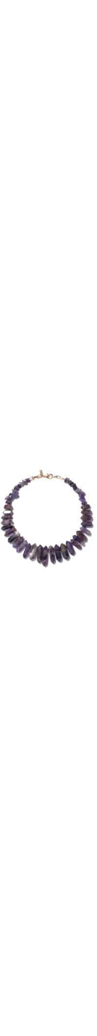 Colar Feminino Tribal Pontas - Roxo