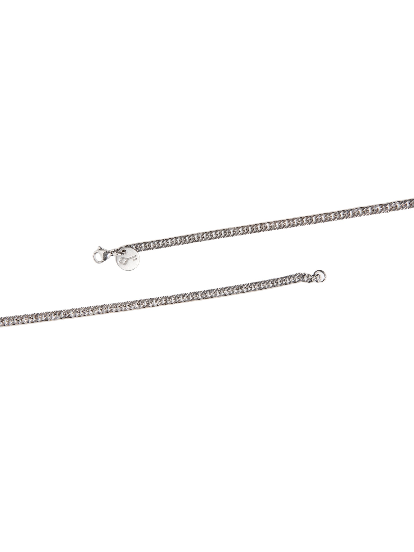 Colar Masculino Alcaraz De Aço 3,8mm Prateado Key Design