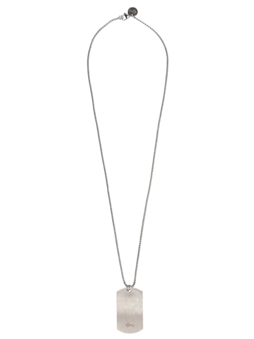 Colar Masculino Borges De Corrente Em Aço – Prata