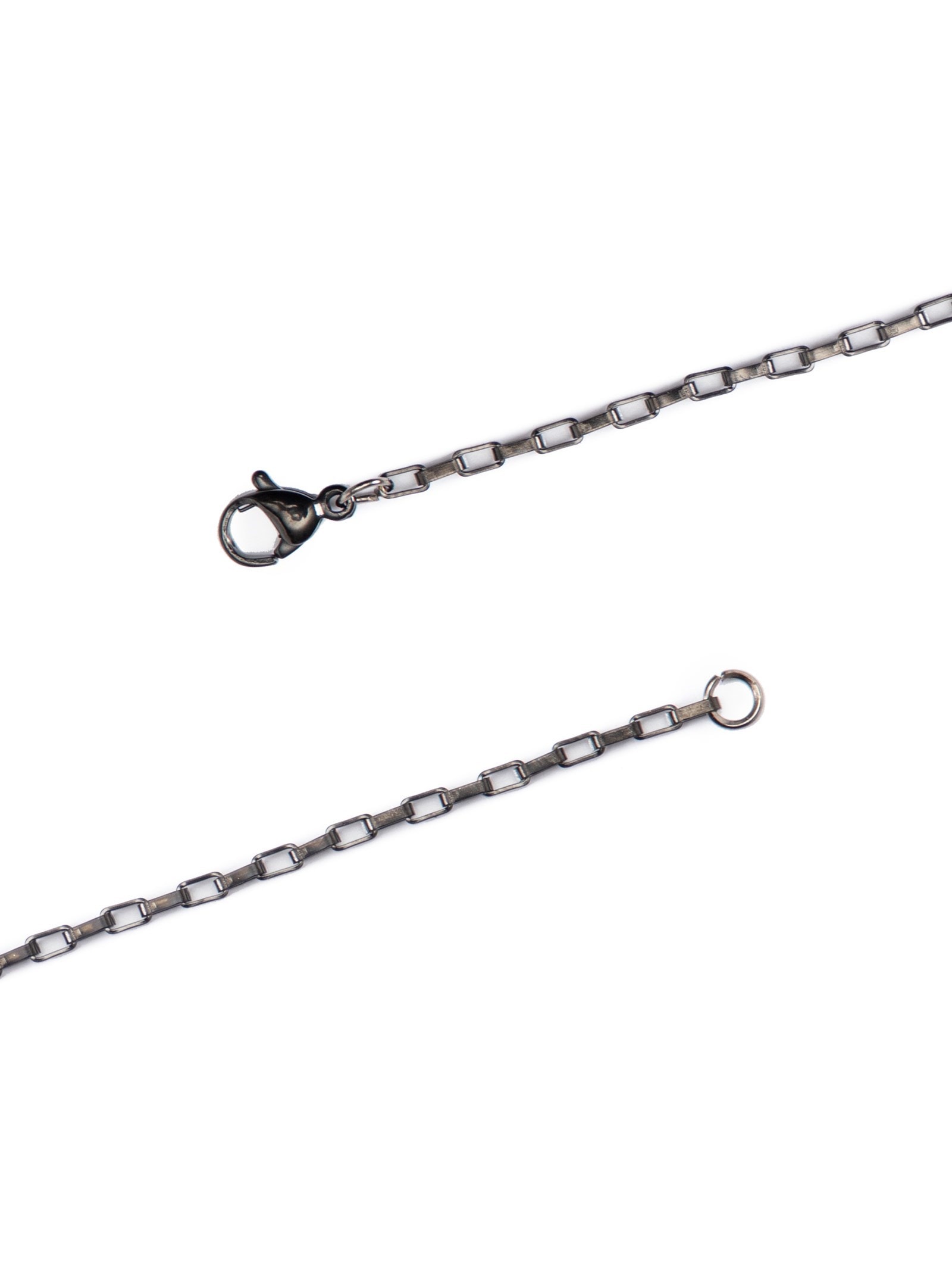 Colar Masculino Branson De Corrente Em Aço Preto Key Design