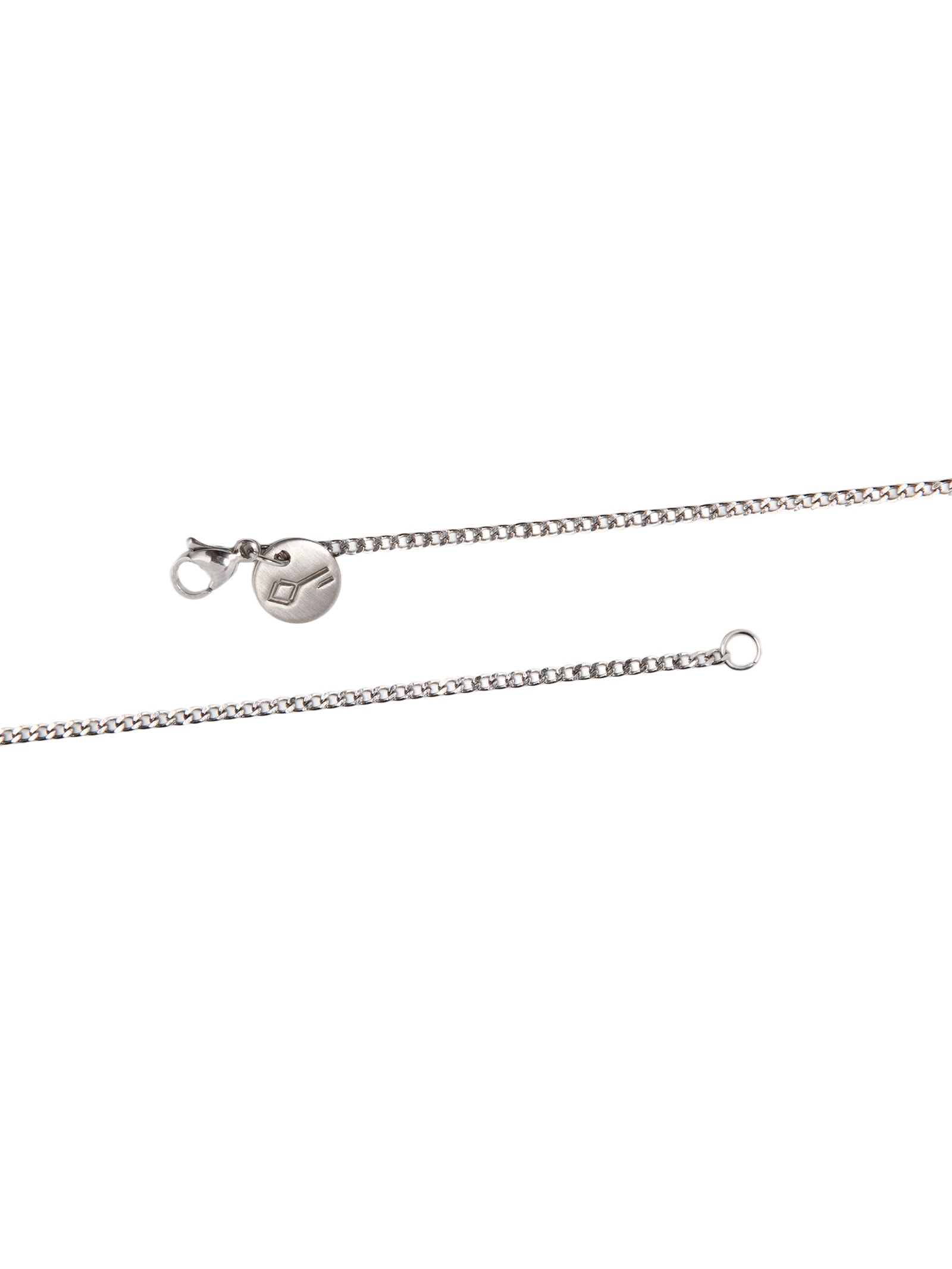 Colar Masculino Carré Corrente de Aço Prateado Key Design