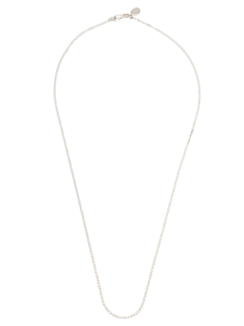 Colar Masculino Corrente De Fígaro – Prata