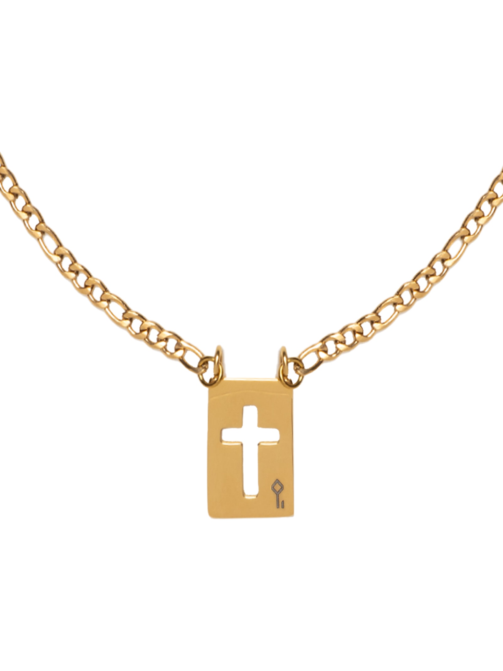 Colar Masculino Escapulário Arx Dourado Key Design