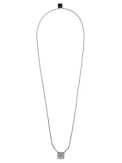 Colar Masculino Escapulário Saab – Prateado