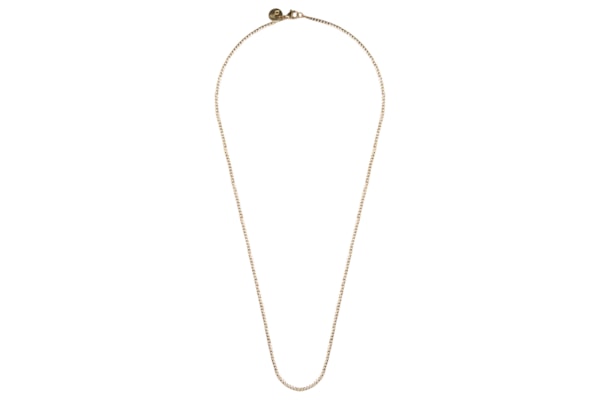 Colar Masculino Hewett De Aço 2mm - Dourado