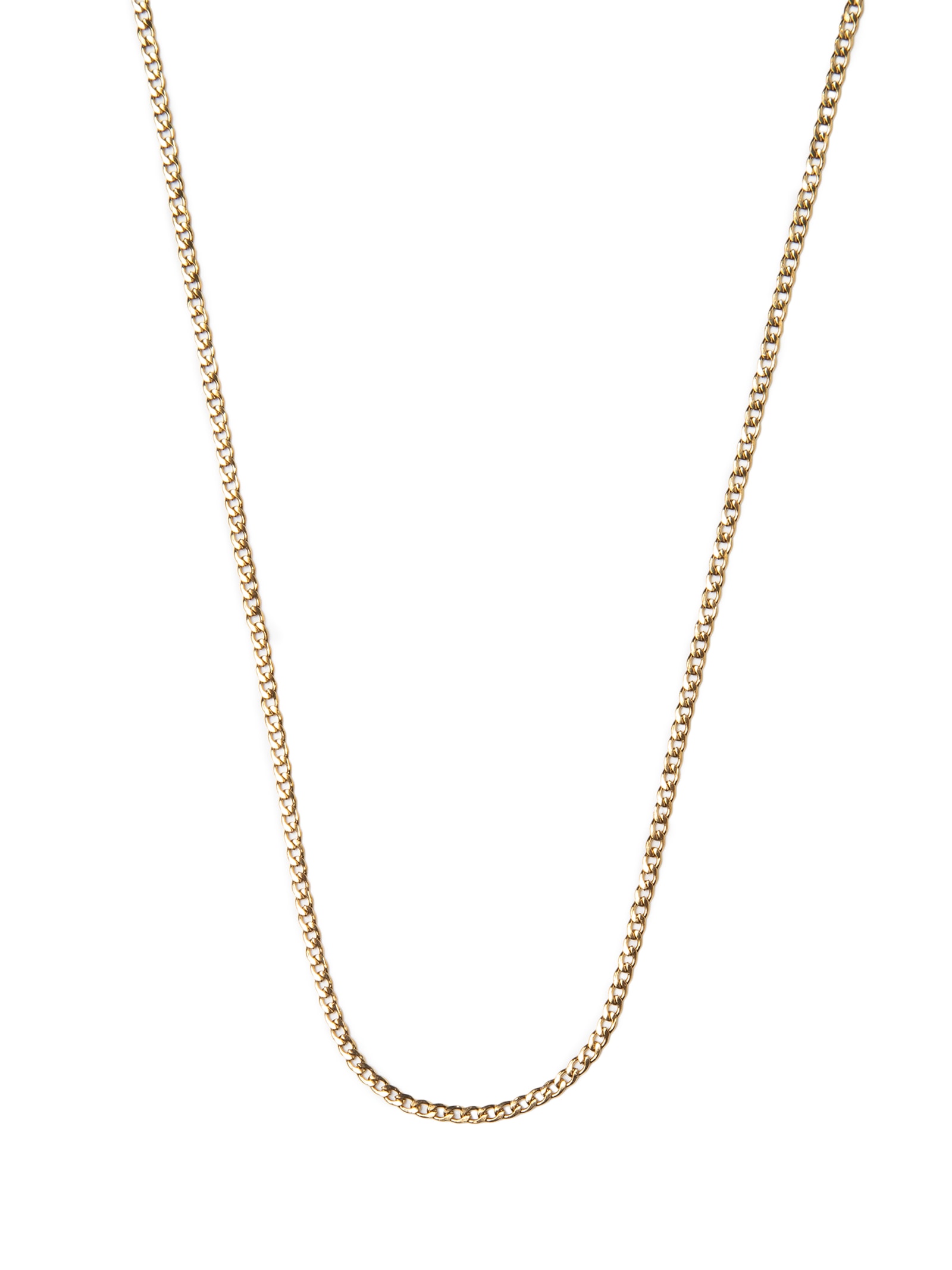 Colar Masculino Hewett De Aço 2mm Dourado Key Design