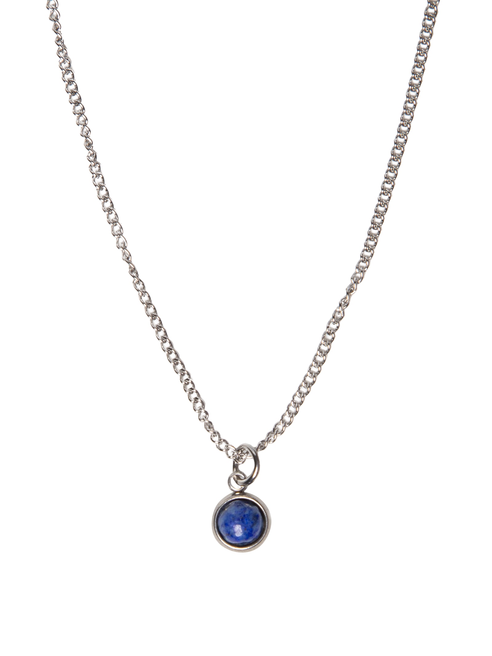 ?Colar Masculino Lápis Blue Prateado Key Design