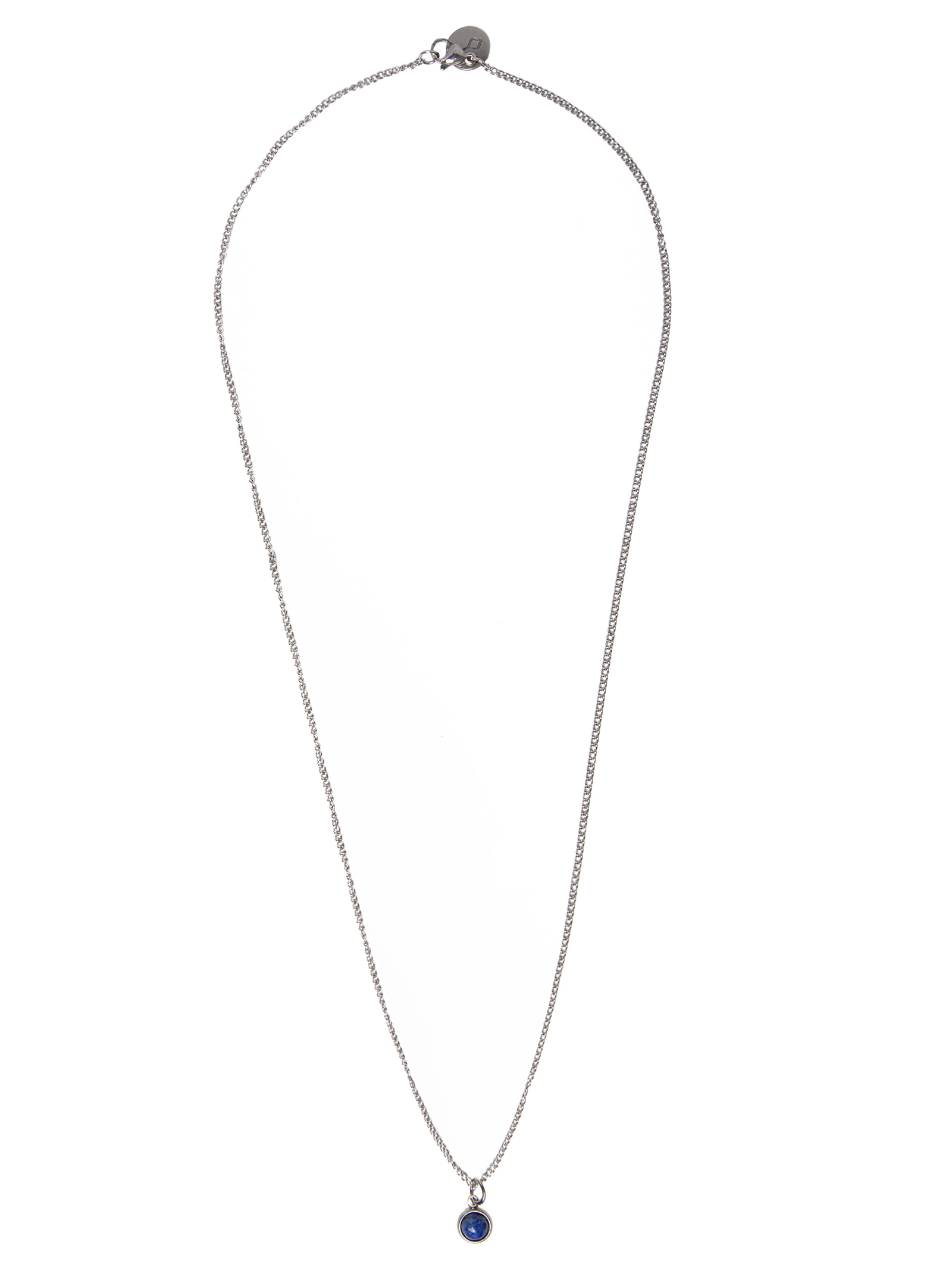 ?Colar Masculino Lápis Blue Prateado Key Design