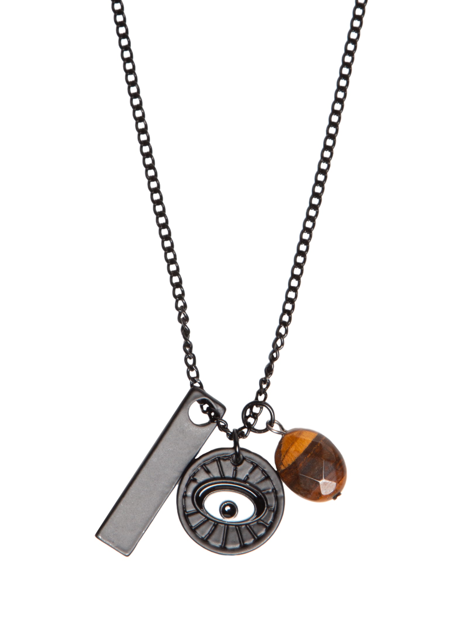 Colar Masculino Placa All Black Preto Sergio K