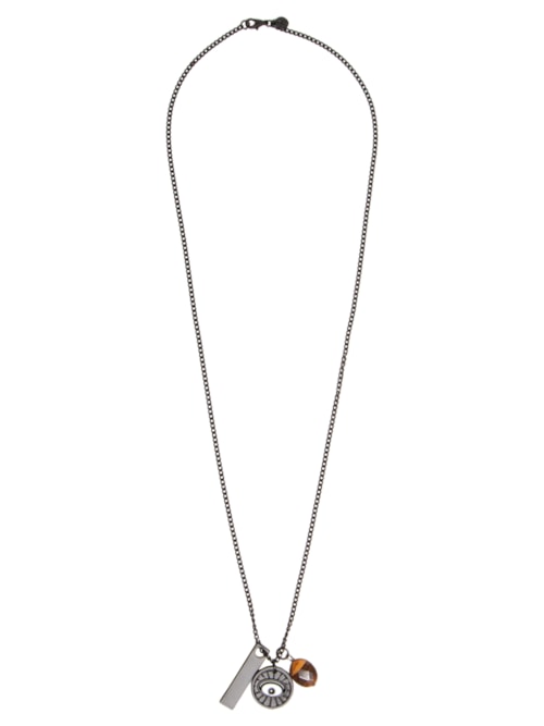 Colar Masculino Placa All Black – Preto