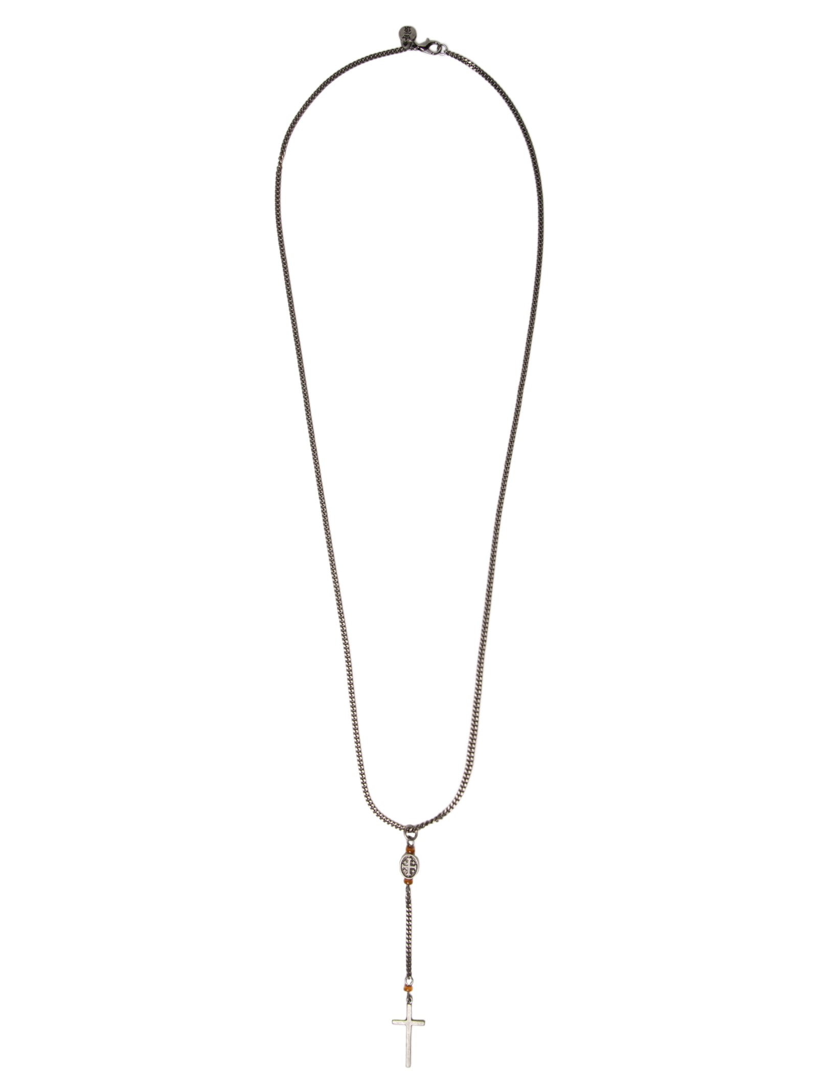 Colar Masculino Terço Cinza Sergio K