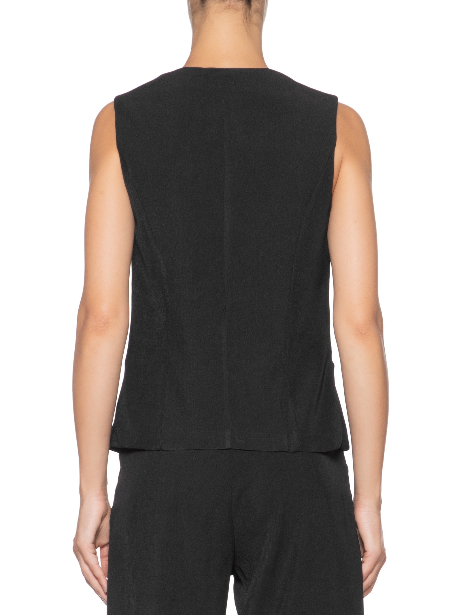 Colete Feminino Alfaiataria Alongado Preto Basiq