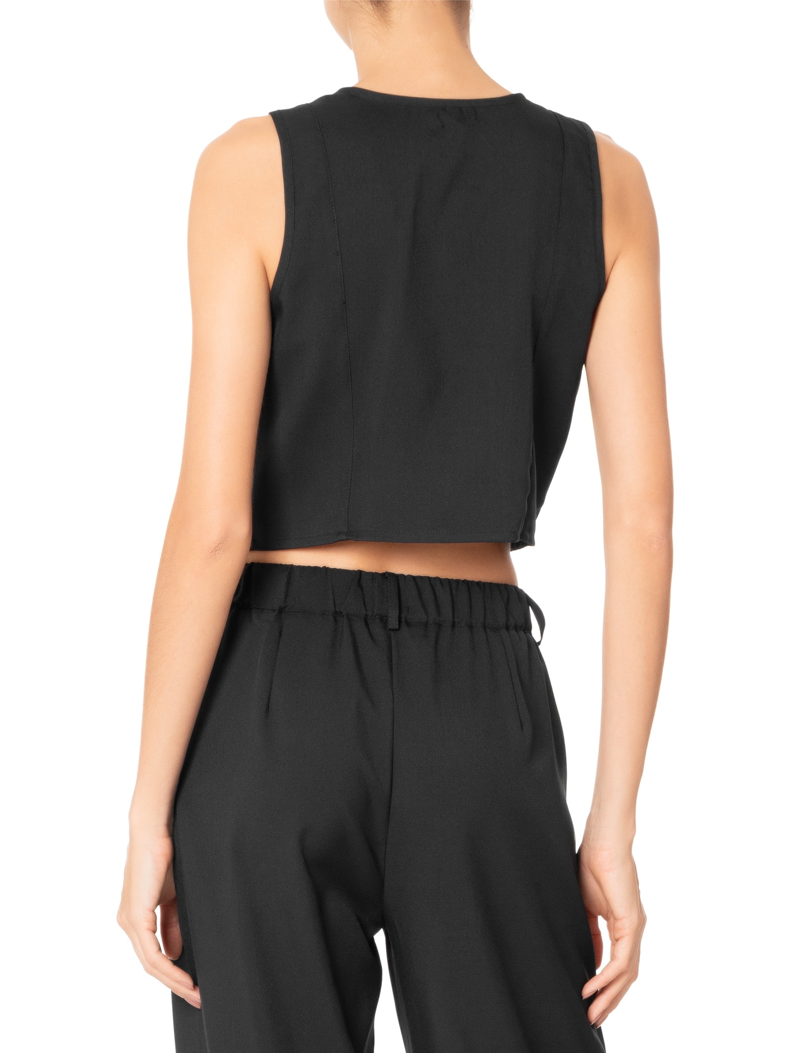 Colete Feminino Alfaiataria Básico Preto Basiq