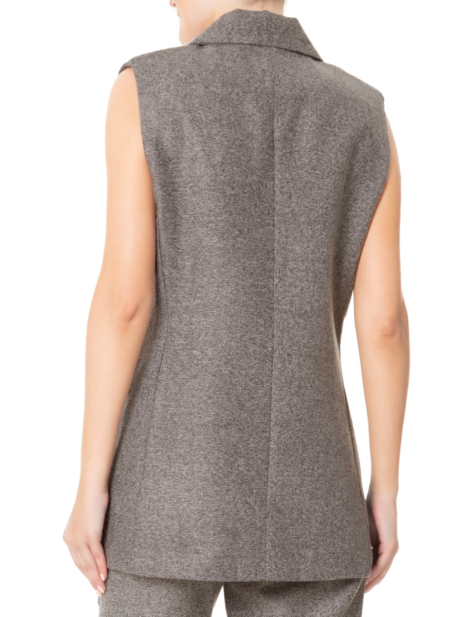 Colete Feminino Alongado Cinza  '2Essential