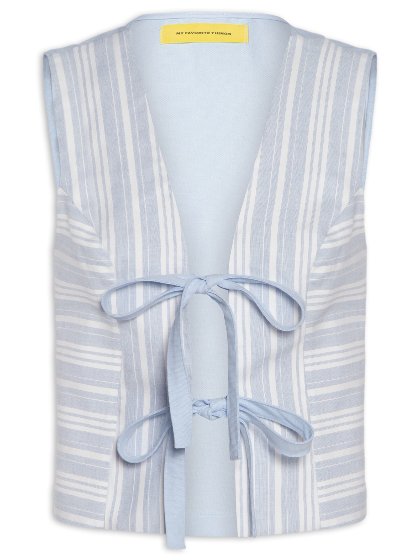 Colete Feminino Amarração Frontal Azul My Favorite