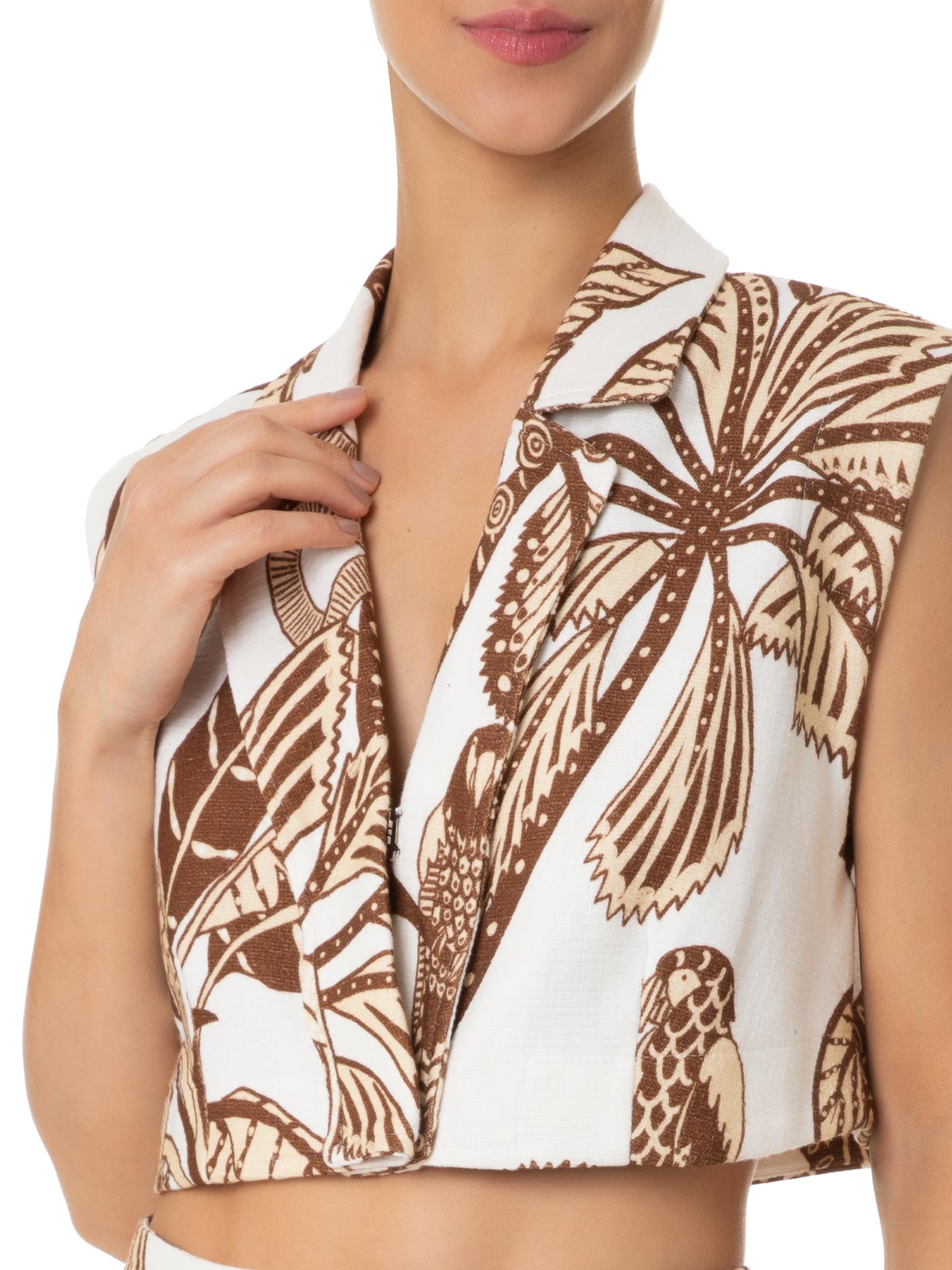 Colete Feminino Amazônia Amarelo Farm