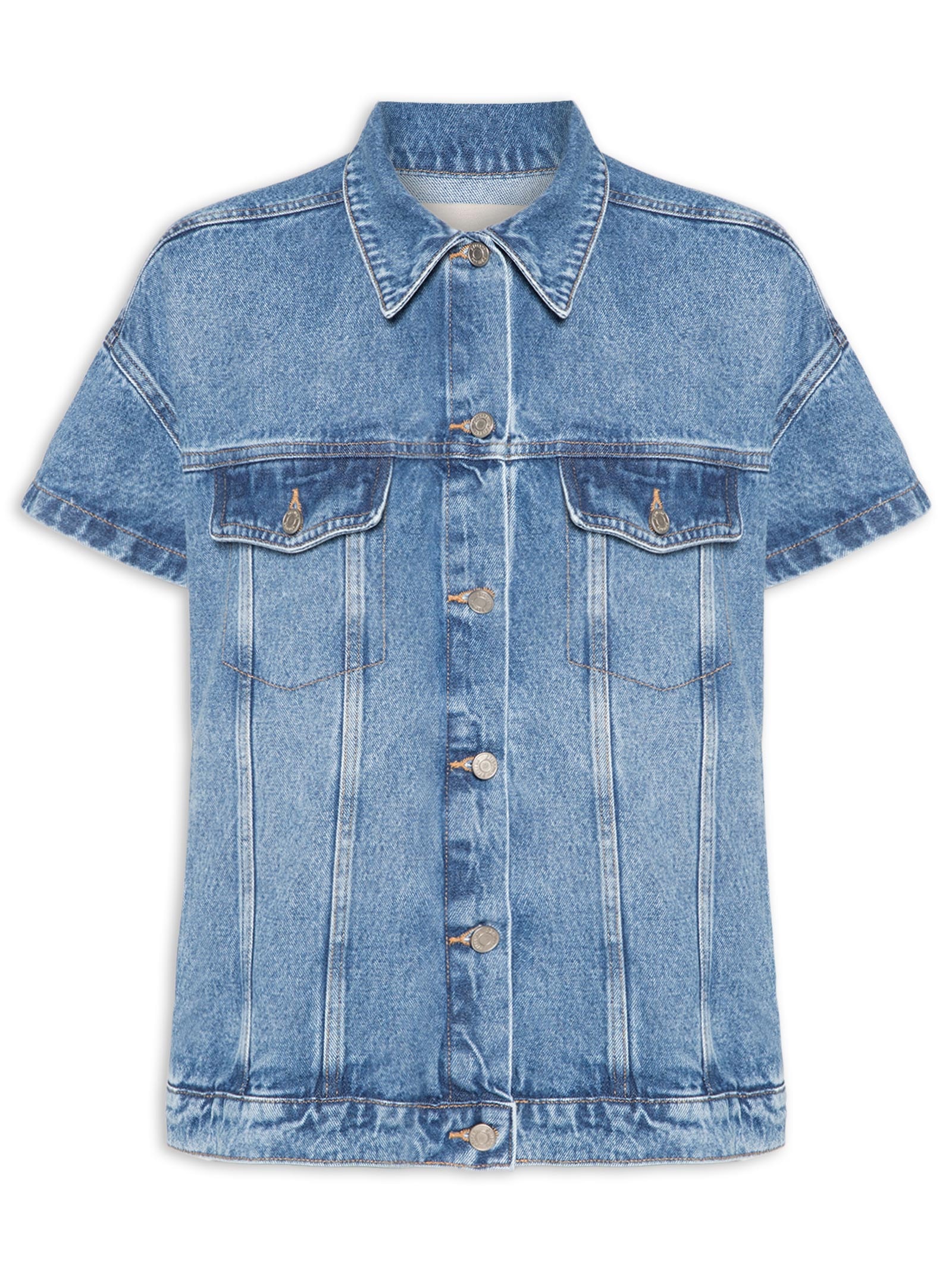 Colete Feminino Bella Azul P7 Jeans