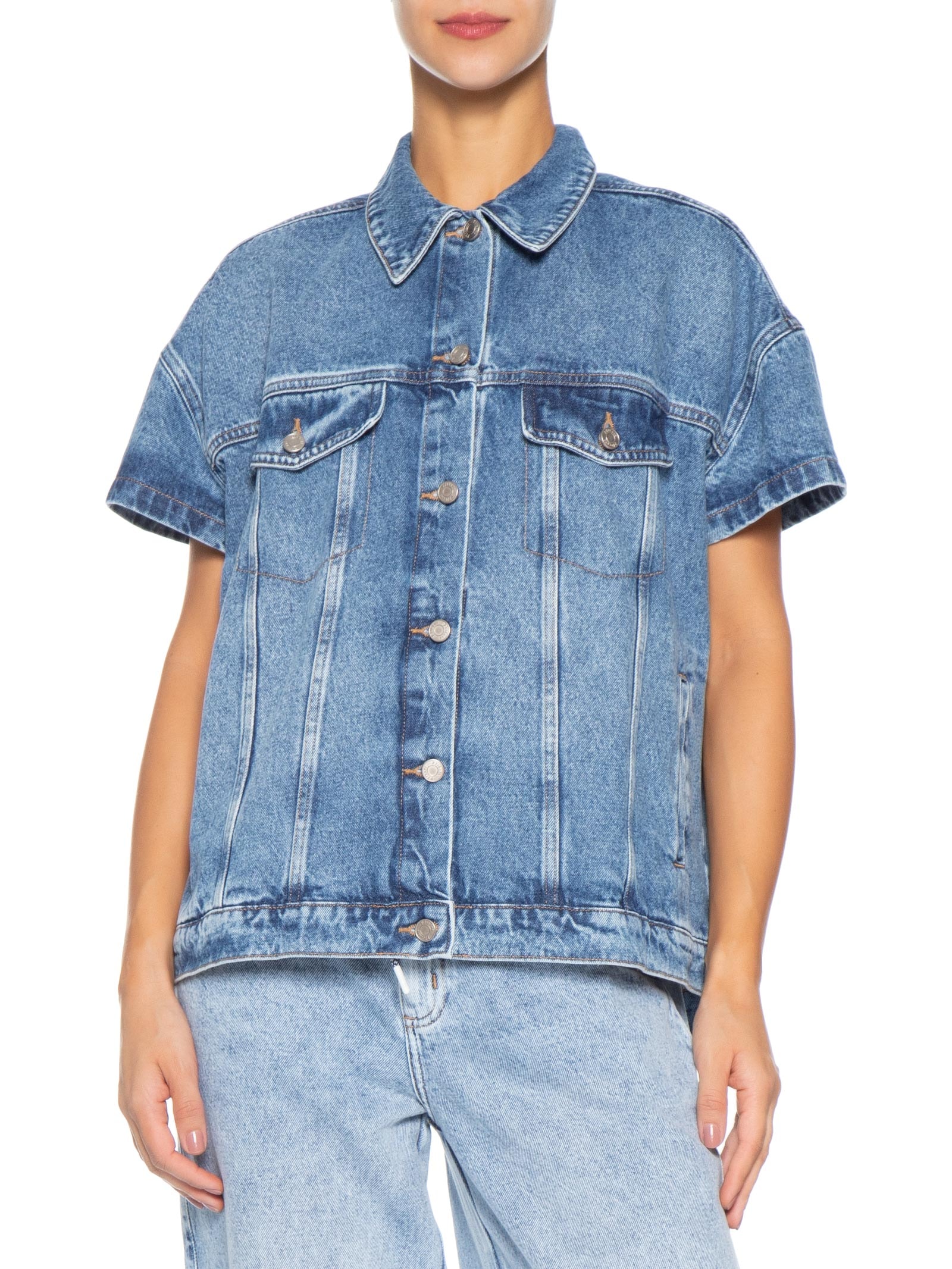 Colete Feminino Bella Azul P7 Jeans
