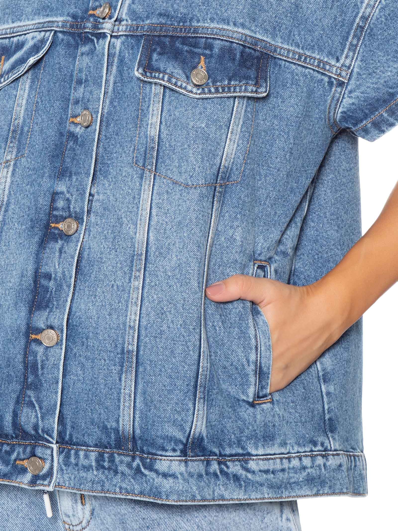 Colete Feminino Bella Azul P7 Jeans