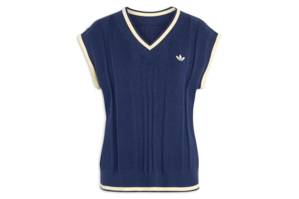 Colete Feminino Cable Knit Originals – Azul