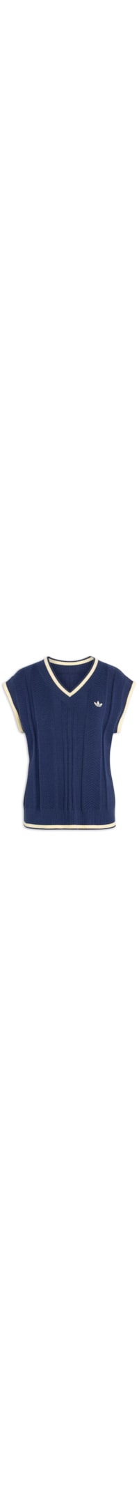 Colete Feminino Cable Knit Originals – Azul