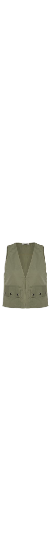 Colete Feminino Cargo – Verde