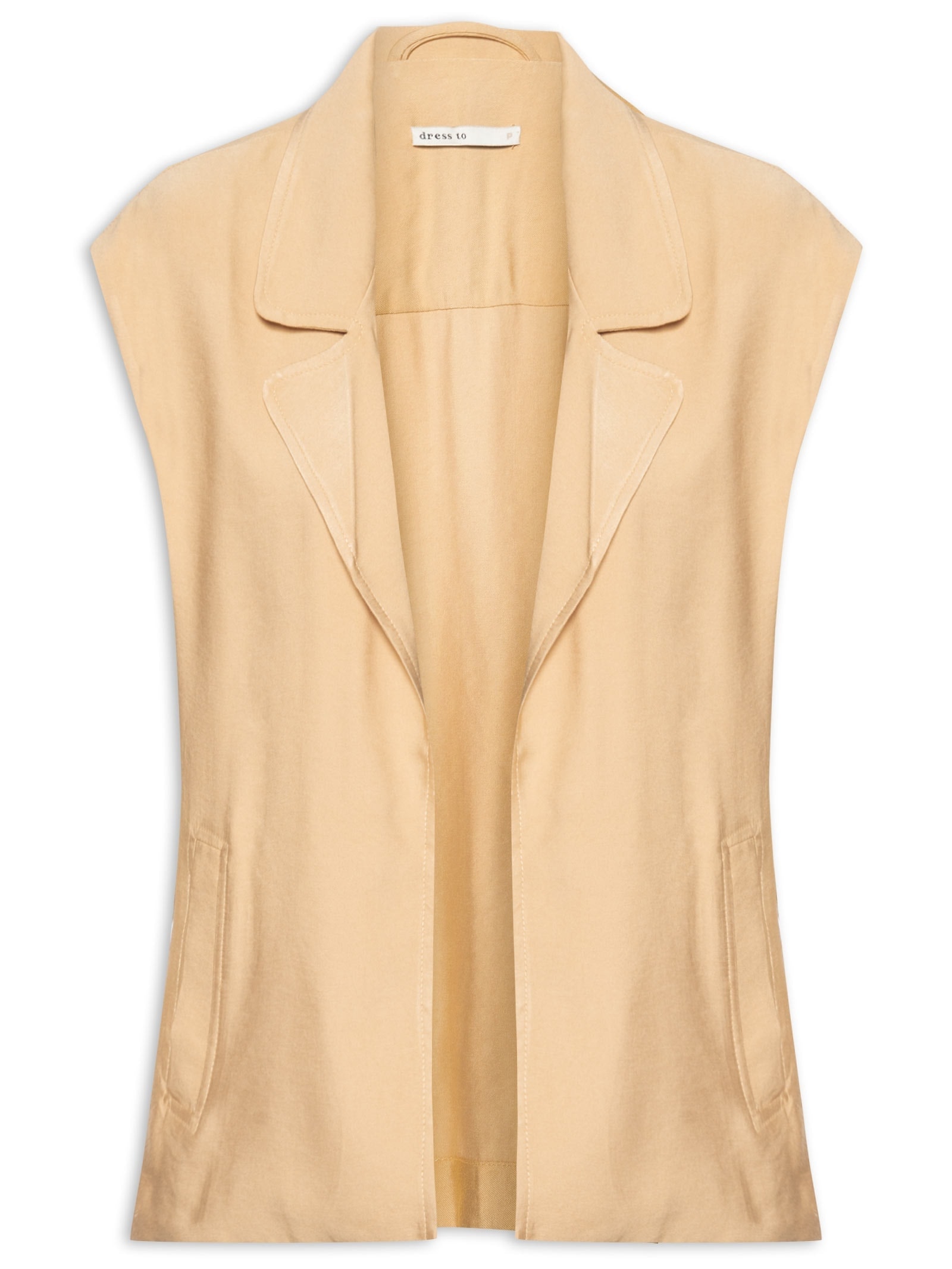 Colete Feminino Casa Inglesa Bege Dress To