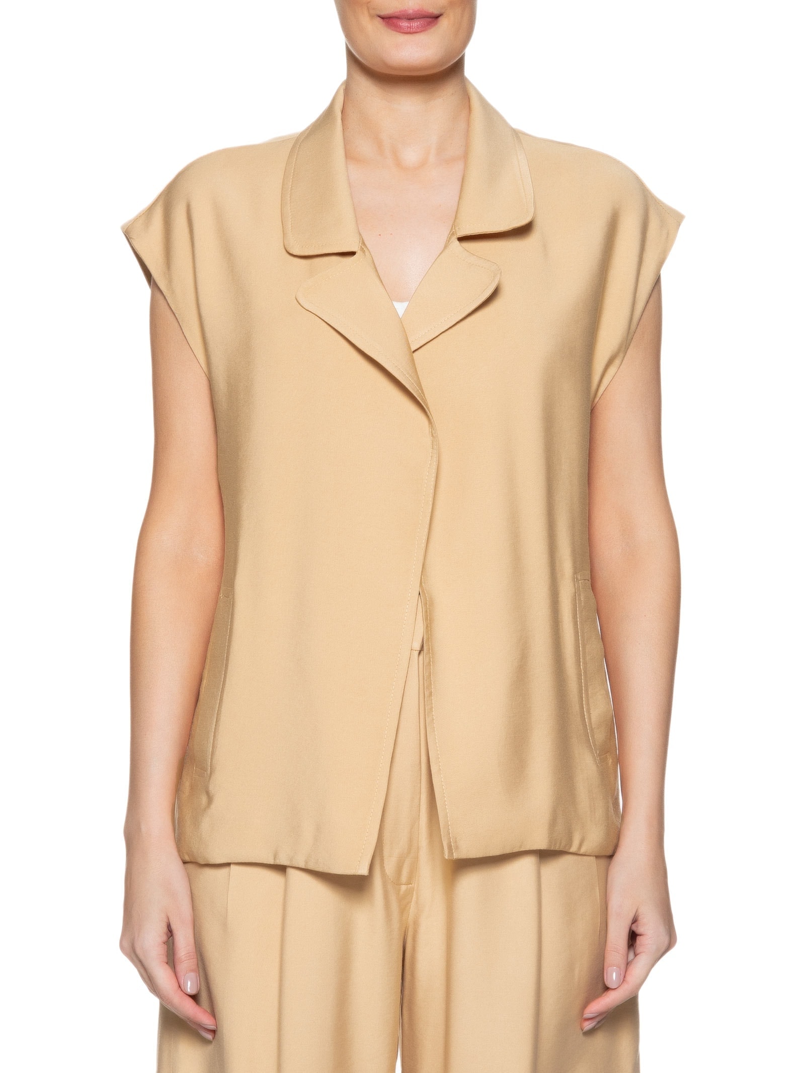 Colete Feminino Casa Inglesa Bege Dress To