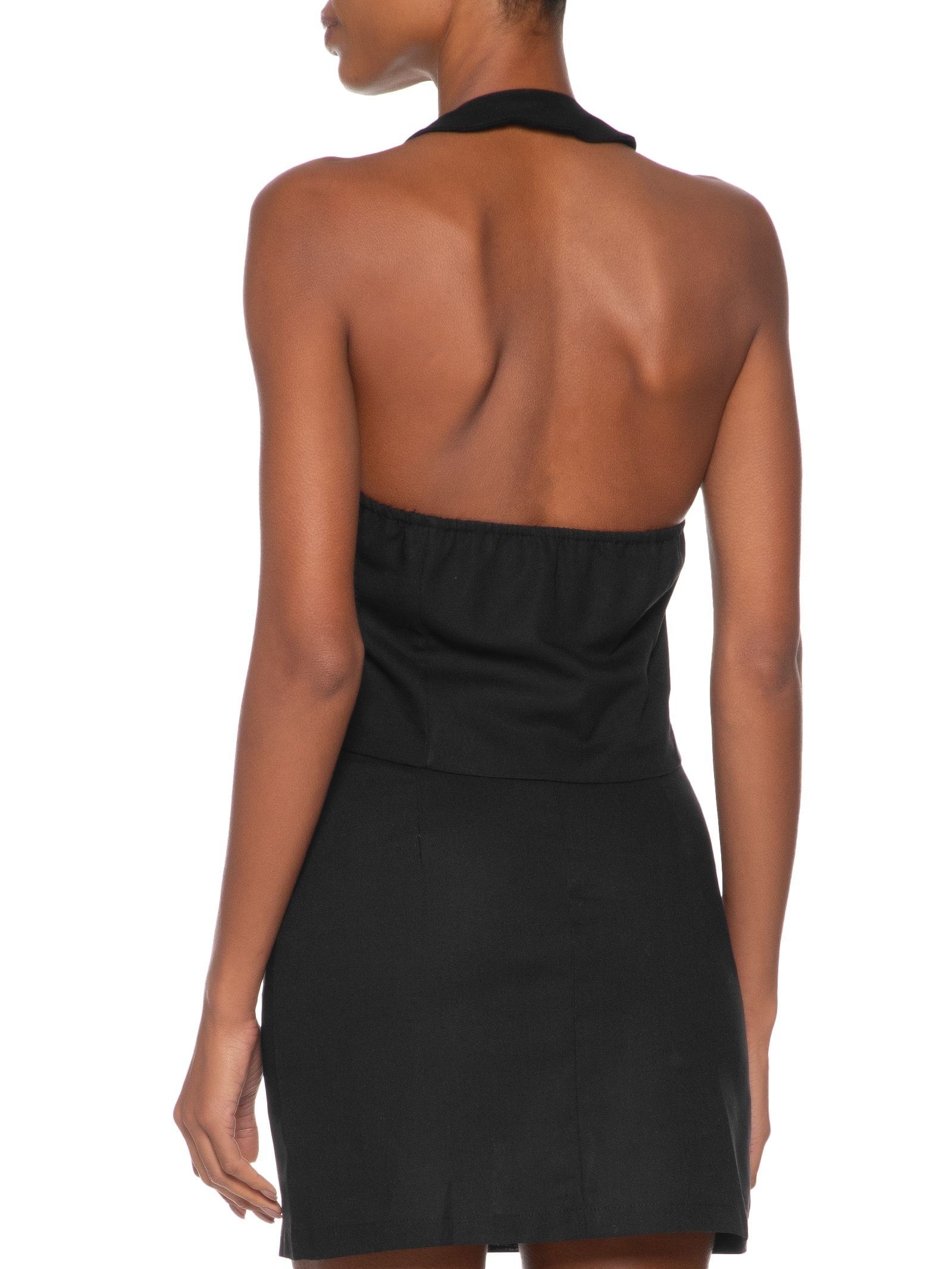 Colete Feminino Cava Americana Preto Basiq
