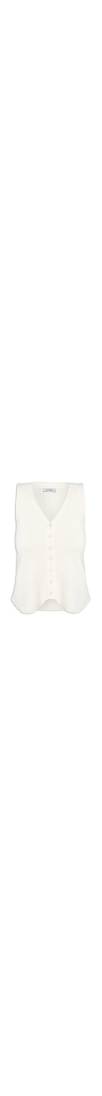 Colete Feminino Com Abotoamento - Off White