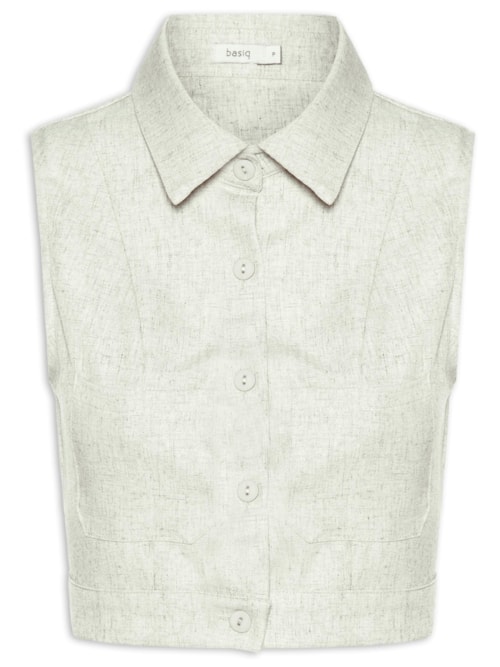 Colete Feminino Com Bolso – Verde