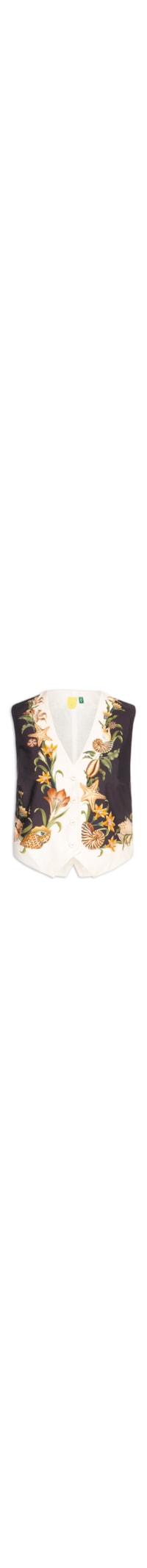 Colete Feminino Concha Surreal - Branco