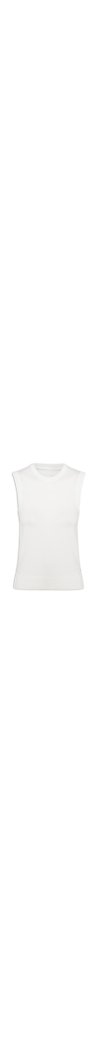 Colete Feminino Cotton Jersey Stitch - Branco