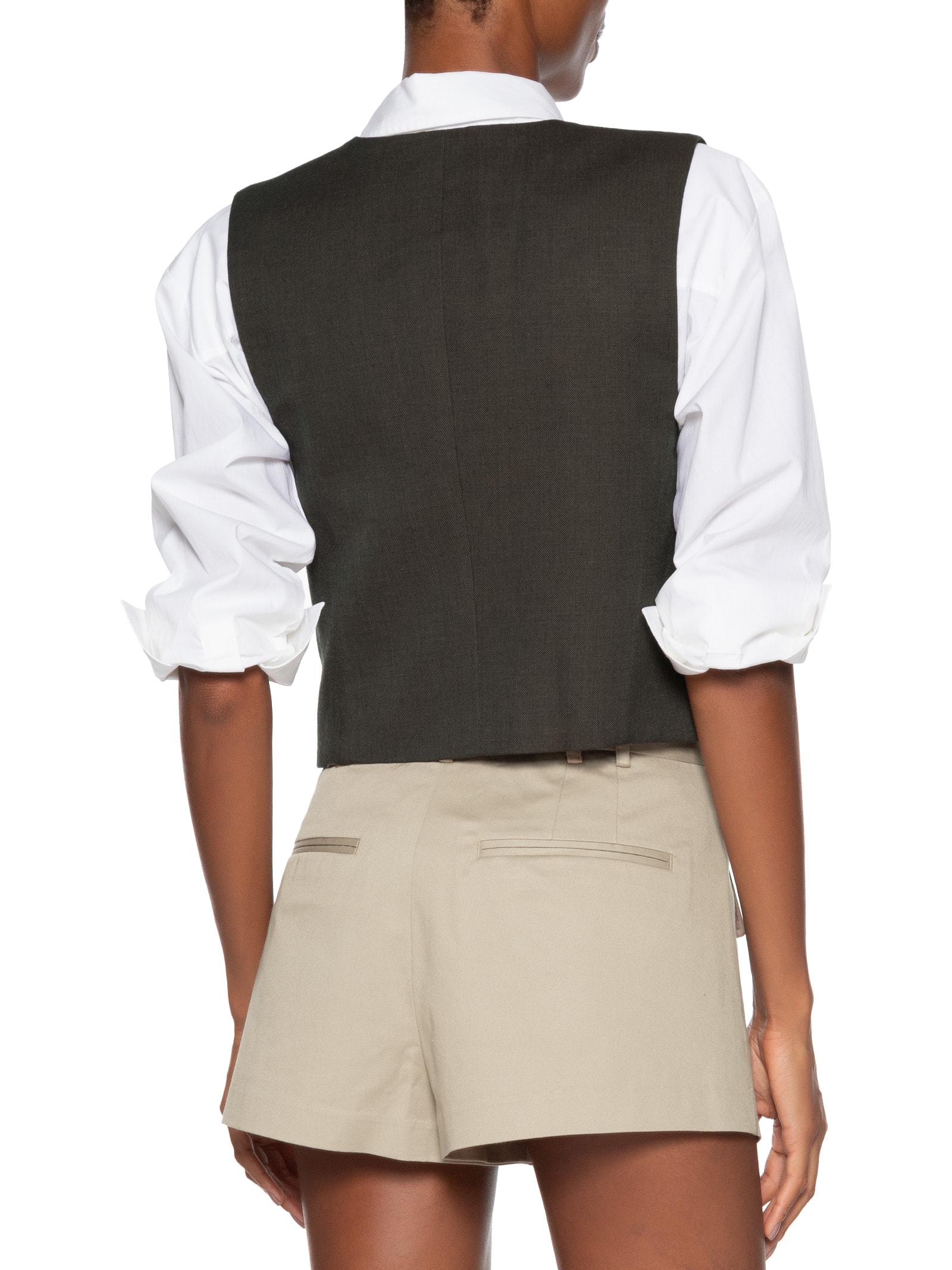 Colete Feminino Dries Marrom Animale