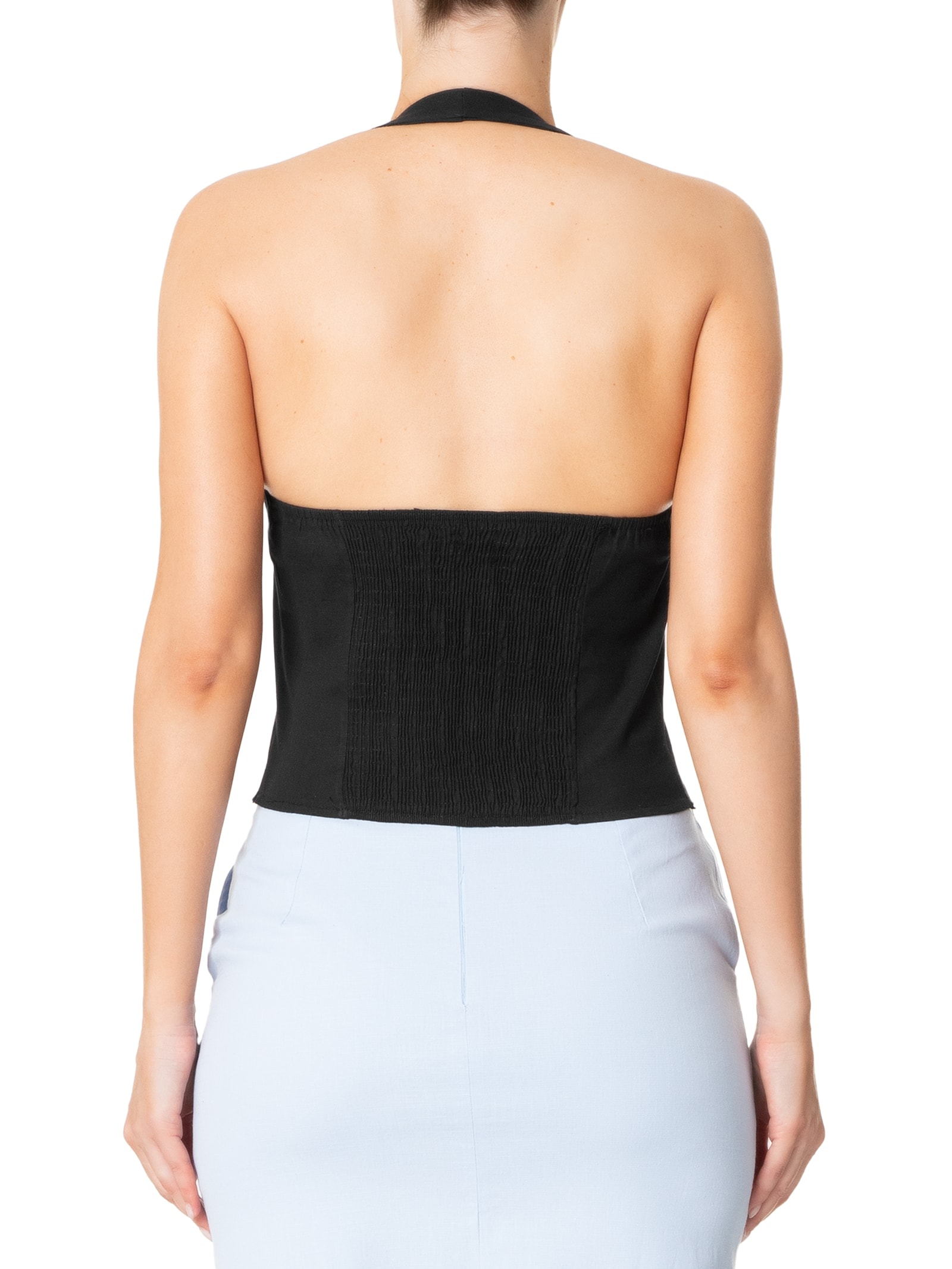Colete Feminino Frente Única Preto Basiq