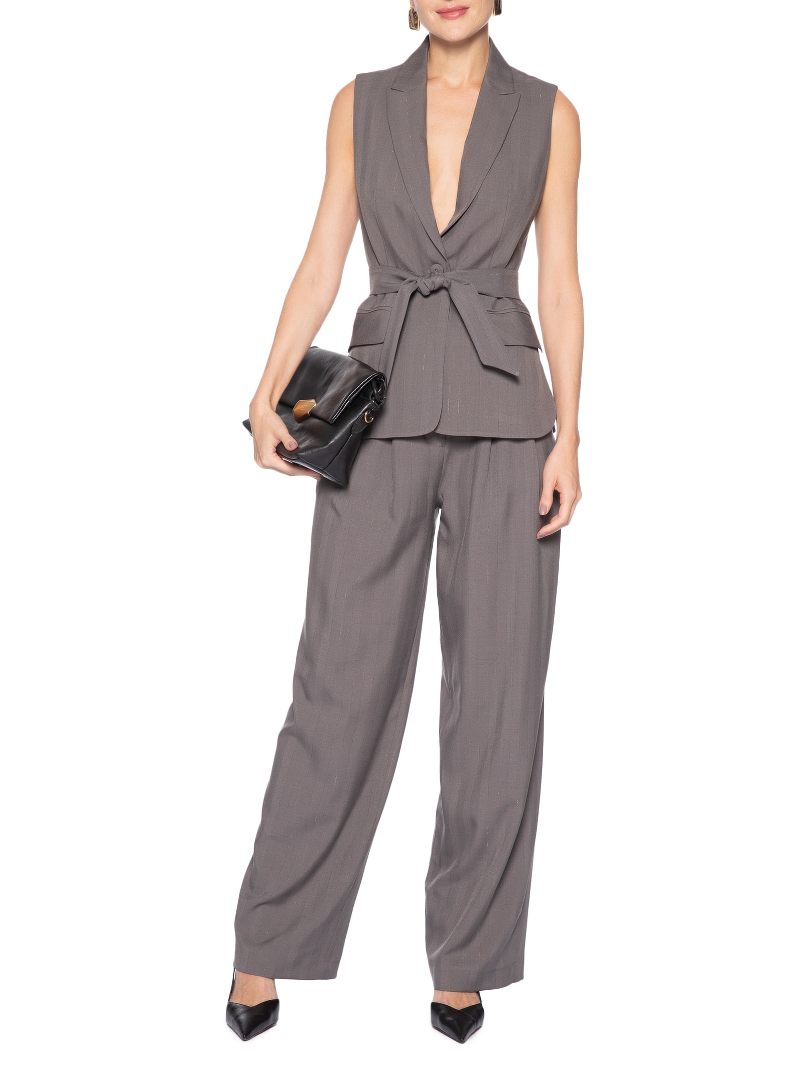 Colete Feminino Helena Cinza Le Lis