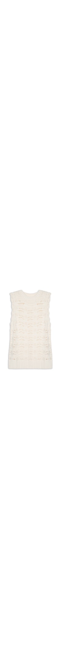 Colete Feminino Hope Crochet Tank - Bege