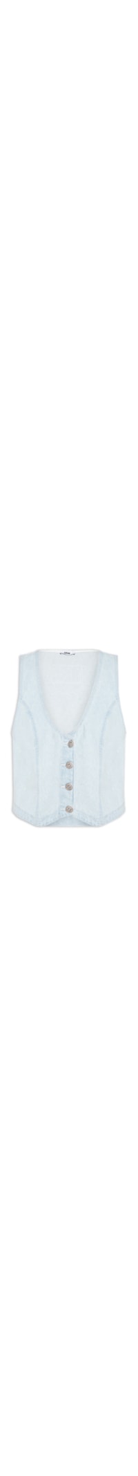 Colete Feminino Jeans - Azul