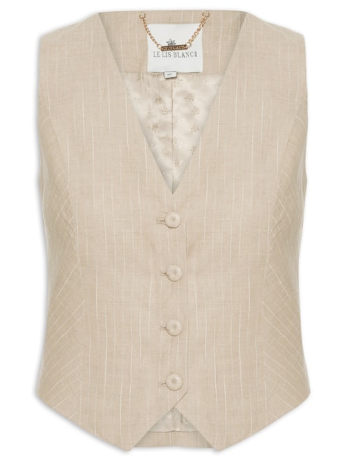 Colete Feminino Jessica – Bege