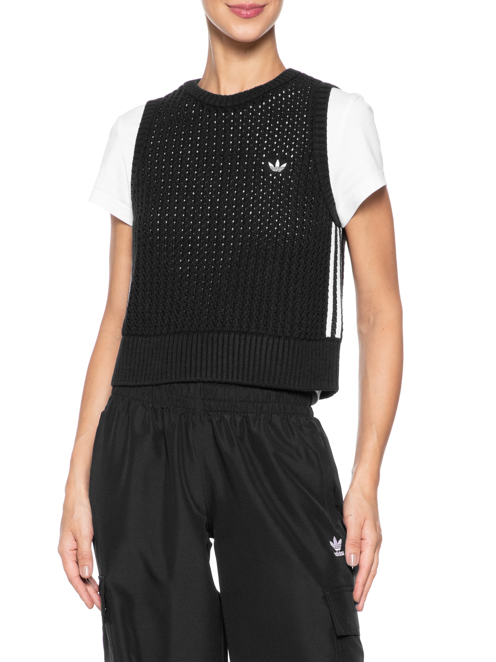 Adidas Originals - Colete Feminino Knitted Vest - Preto