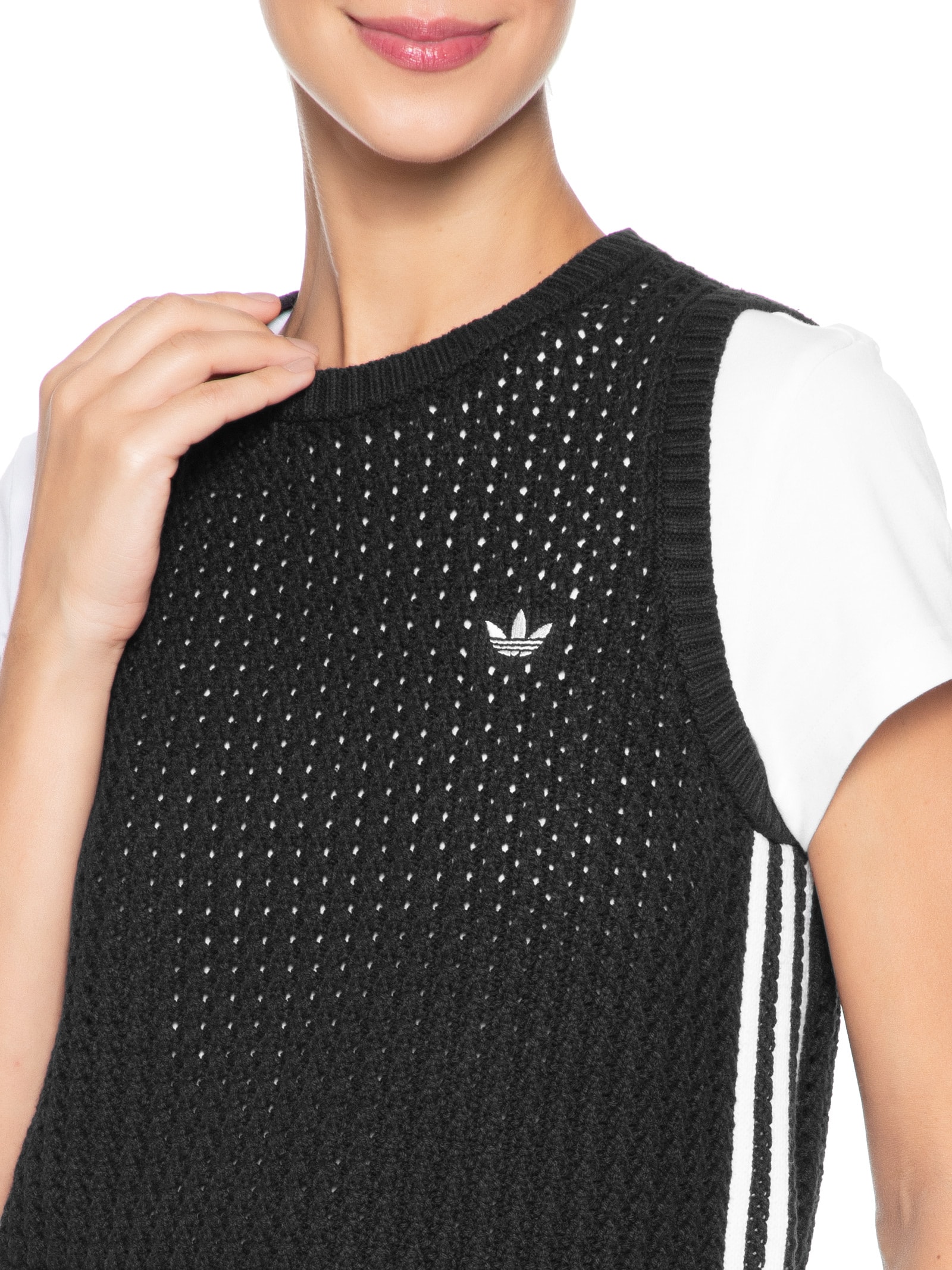 Adidas Originals - Colete Feminino Knitted Vest - Preto